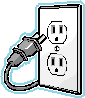 Image of a two prong electrical plug.